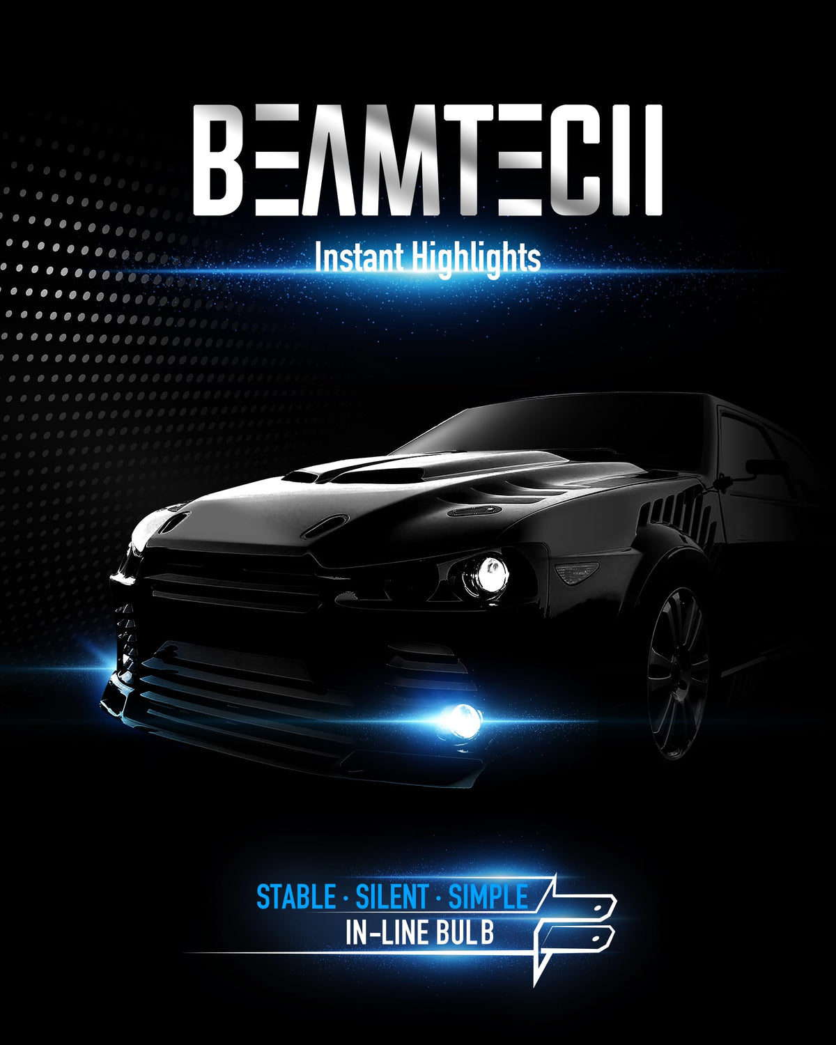 BEAMTECH product label closeup showing compatibility and specs