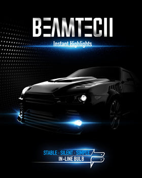 BEAMTECH product label closeup showing compatibility and specs