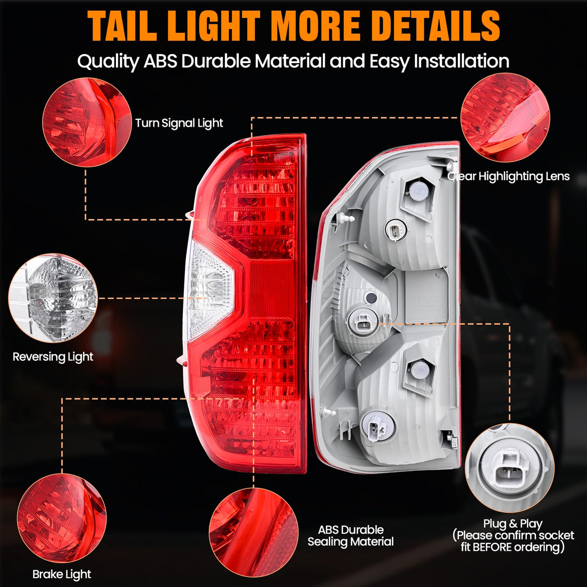BeamTrack bulbs and sockets included, ensures correct illumination output