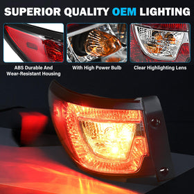 BeamTrack taillight installed on Chevy Traverse demonstrating correct fitment