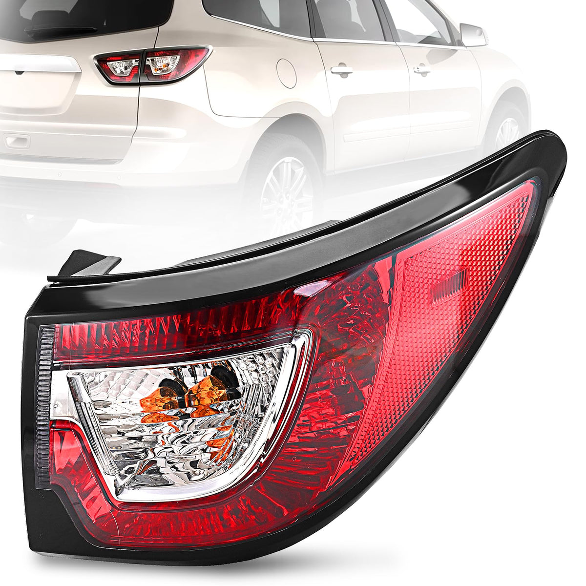 BeamTrack front view of right taillight showing clean fit and restored look