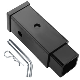 Beaquicy front view of hitch receiver showing solid construction and easy fit