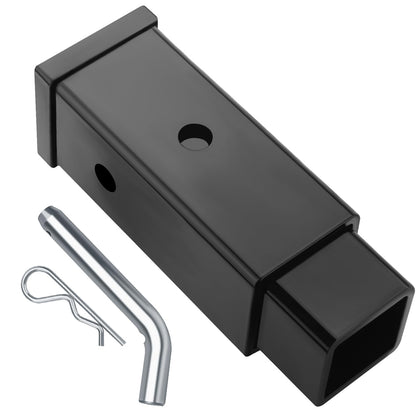 Beaquicy front view of hitch receiver showing solid construction and easy fit