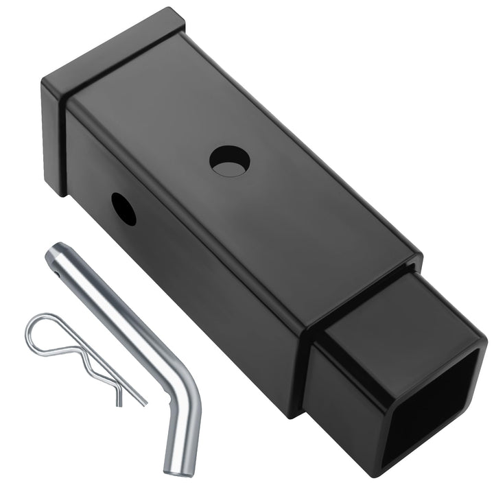 Beaquicy front view of hitch receiver showing solid construction and easy fit