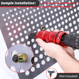 Beaspire assorted rivet nuts top view providing ready supply for projects