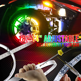 Beatto close-up of dual-row LEDs highlighting bright uniform illumination