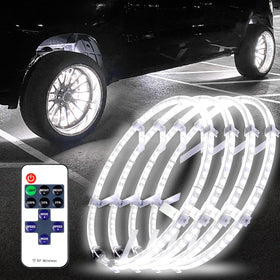 Beatto front view of 17-inch wheel light showing full ring and brightness benefit