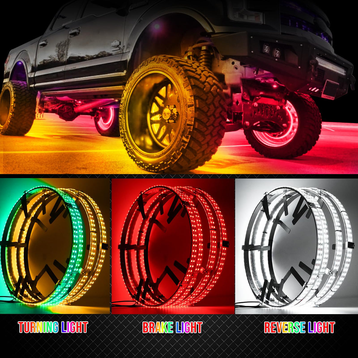 Beatto size adjustment demonstration showing adaptable fit for 14–18-inch wheels