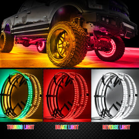 Beatto size adjustment demonstration showing adaptable fit for 14–18-inch wheels