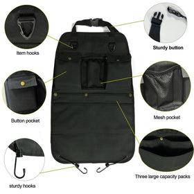 BEATUNEE image of pocket layout and dimensions for organized storage
