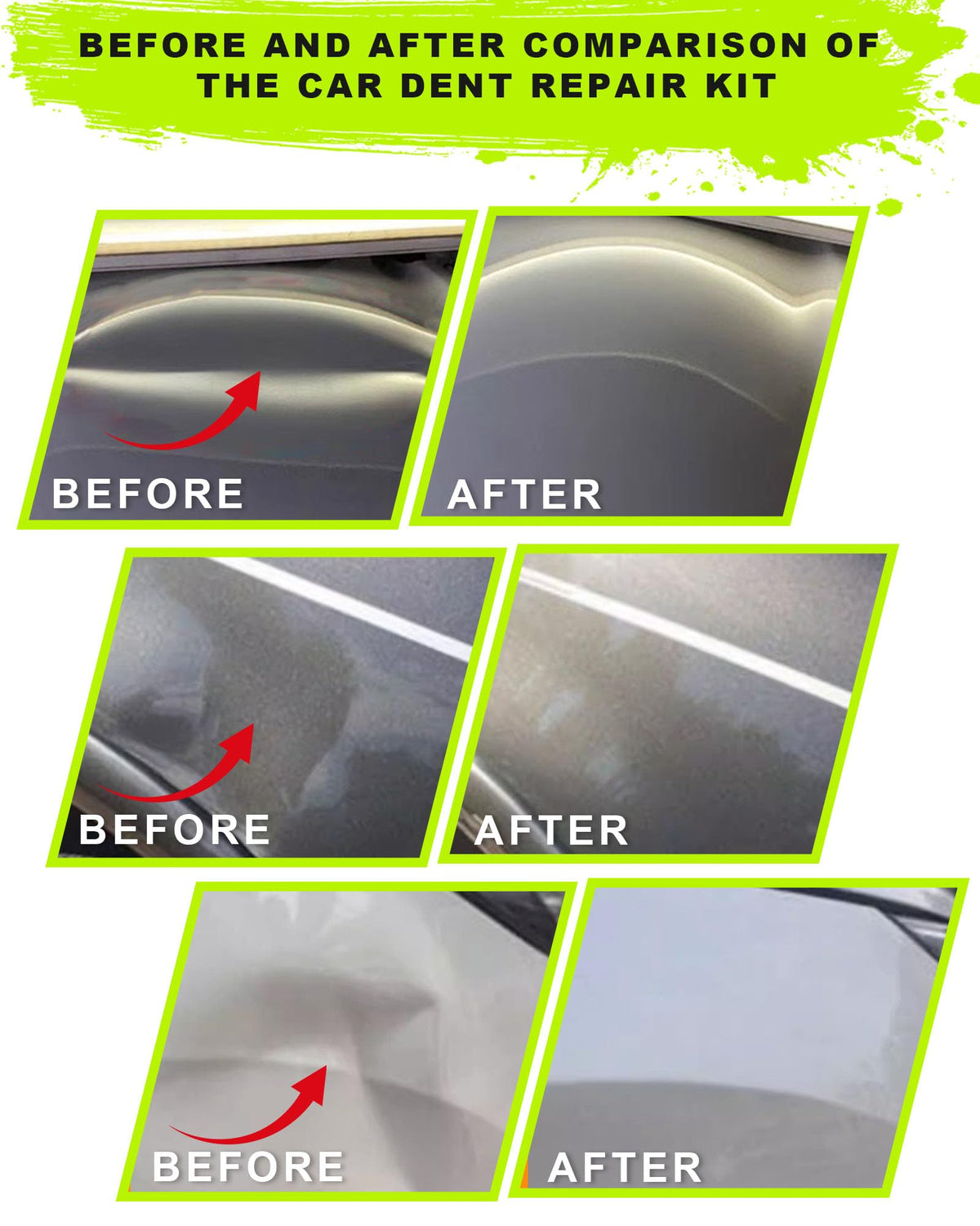beautiebeam in use on car door illustrating DIY dent removal benefit