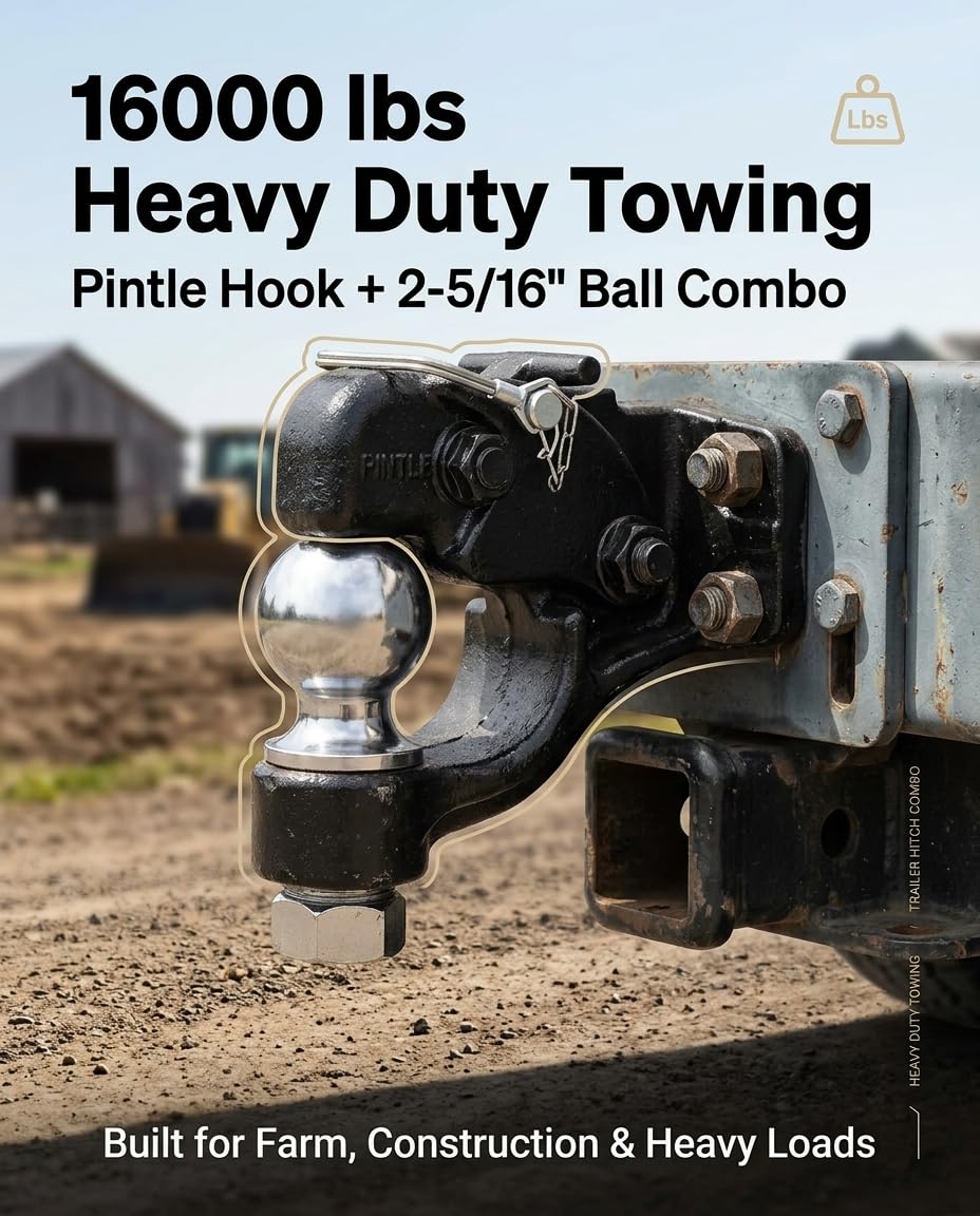 BEBLEPANY close-up of pintle latch showing secure engagement for heavy loads