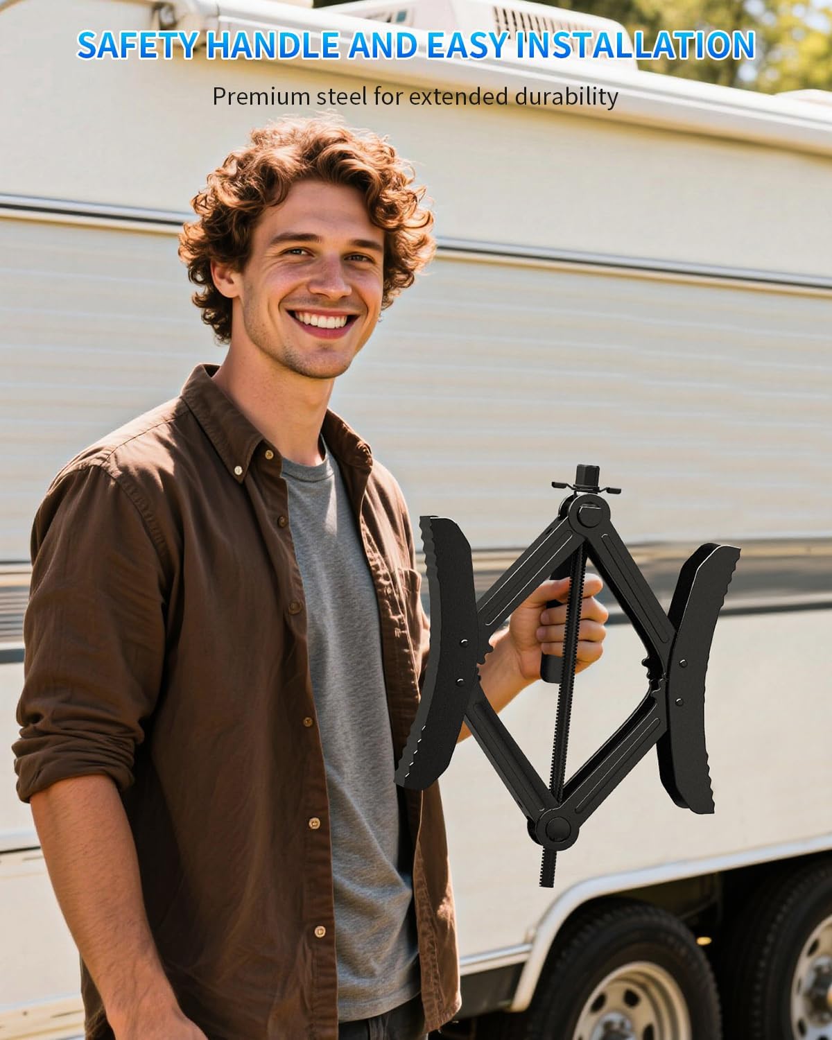 BEBOBLY ratchet wrench and socket adapter included for quick installation