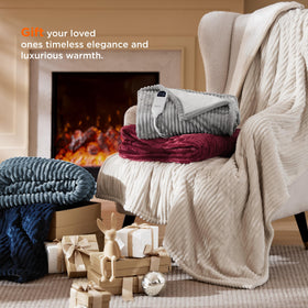 Bedsure GentleSoft spread on bed illustrating stylish bedroom layering