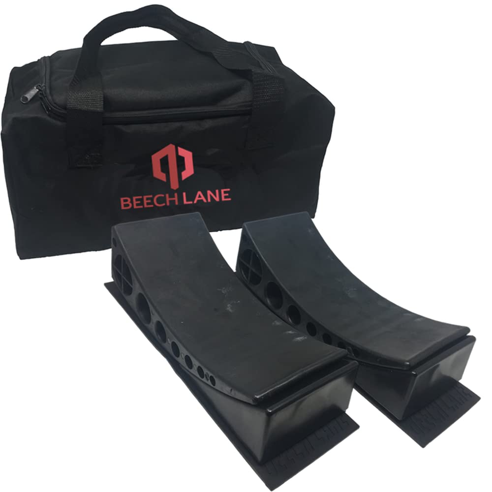 Beech Lane front packaging showing full leveling kit and rapid setup benefit
