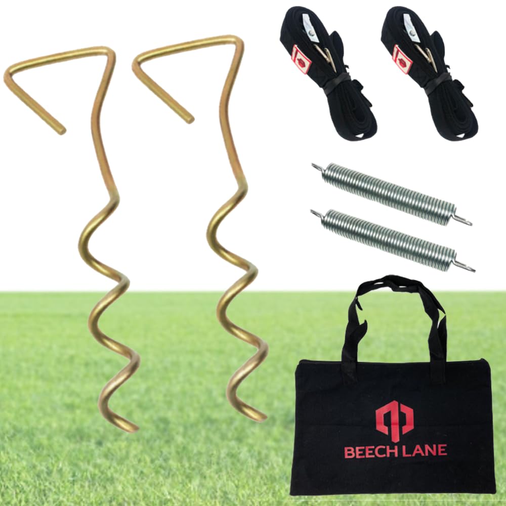 Beech Lane front view of assembled anchor kit showing organized components and bag benefit