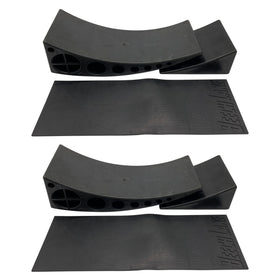 Beech Lane front packaging showing two levelers and accessories for quick setup