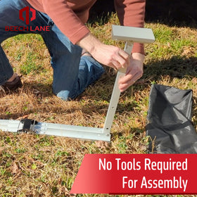 Beech Lane height adjustment with pin-lock for precise leveling