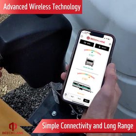 Beech Lane device with AA batteries installed for long-lasting low-power use