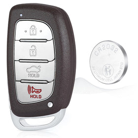 Beefunny front view of complete Sonata remote showing four-button layout and benefit of easy replacement