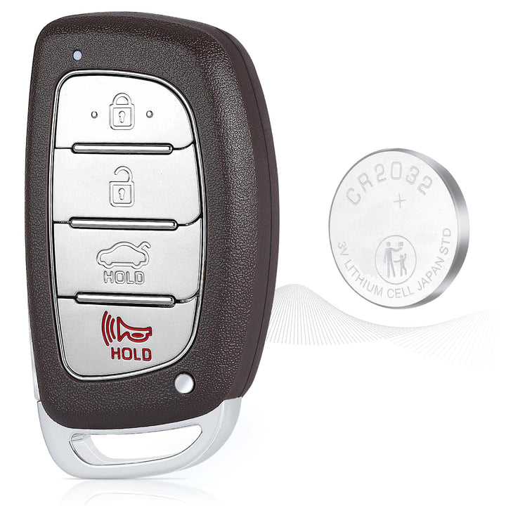 Beefunny front view of complete Sonata remote showing four-button layout and benefit of easy replacement