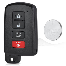 Beefunny front view keyfob showing button layout and easy recognition benefit