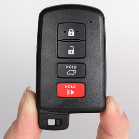 Beefunny remote in hand ready for programming to simplify locksmith setup