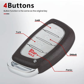 Beefunny remote held in hand to show compact size and easy everyday carry