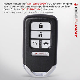 Beefunny beside credit card showing compact size for pocket convenience