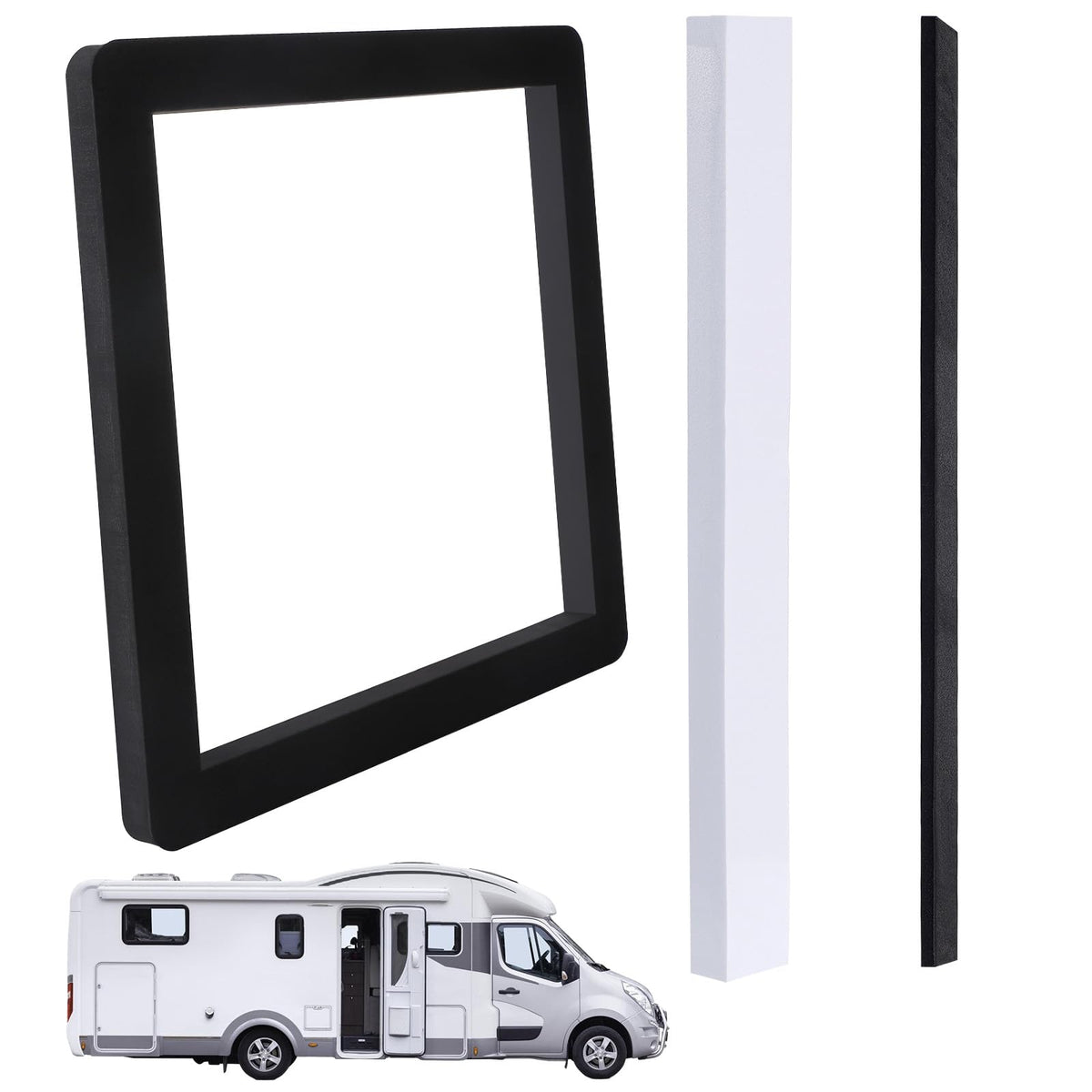 Beeplove front view of picture-frame gasket showing clean fit and leak protection