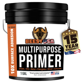 BEEST primer gallon front label showing product and benefits