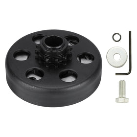 Beitetoo front view of clutch showing bolt and 10T sprocket for reliable power transfer