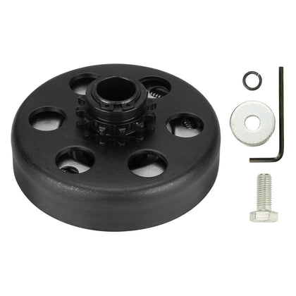 Beitetoo front view of clutch showing bolt and 10T sprocket for reliable power transfer