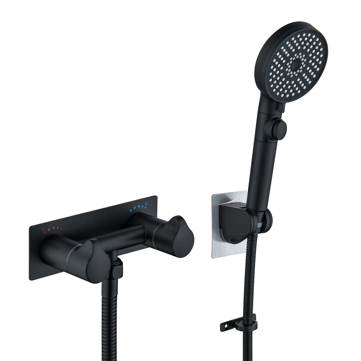 BEIYI front faucet matte black showing modern finish and durability