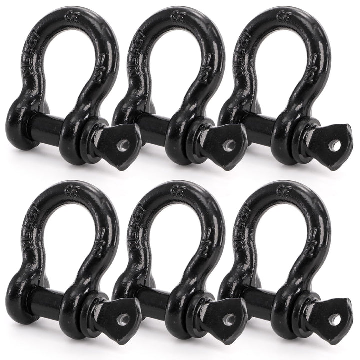 Bekith front packaging showing six D-ring shackles and clear load labeling for confident buying