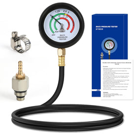 BELEY front view gauge showing color bands and protective rubber cover for clear readings