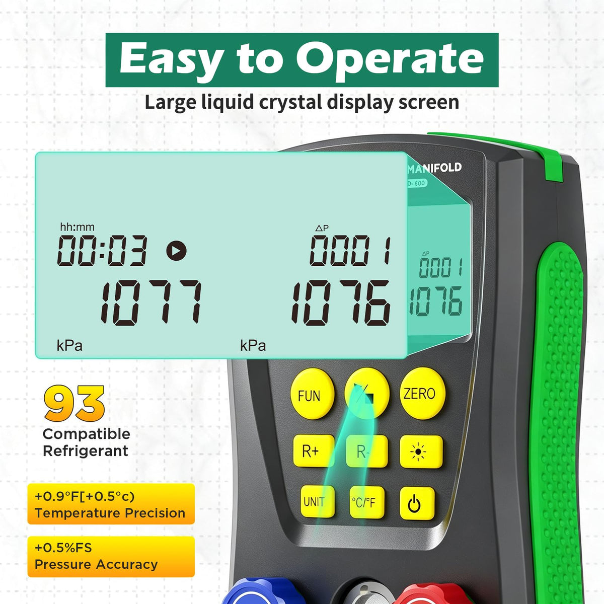 BELEY handheld size comparison showing compact form factor and easy transport benefit
