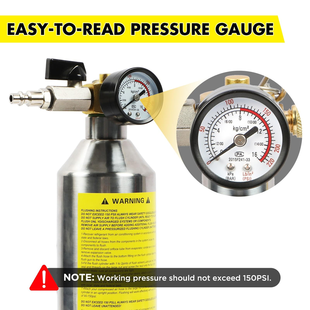 BELEY spray gun and brass nozzle emphasizing precise solvent delivery benefit
