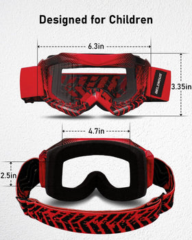 BELINOUS close-up of polycarbonate lens highlighting impact resistance and UV protection benefit
