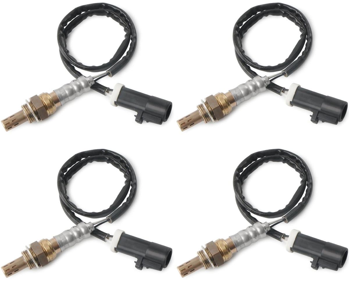 BELKEBIR front packaging showing 4PCS oxygen sensor kit and compatibility benefits