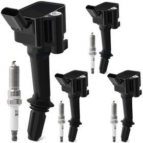 BELKEBIR front packaging kit showing full coil and plug set with clear fitment benefit