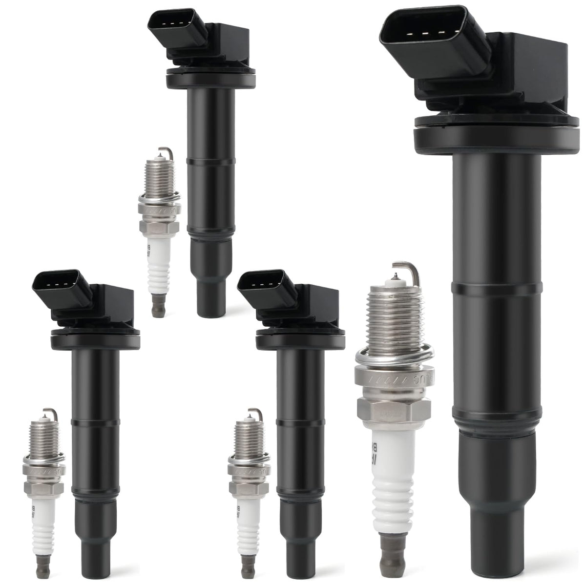 BELKEBIR front packaging showing full coil pack and plug kit benefit ease