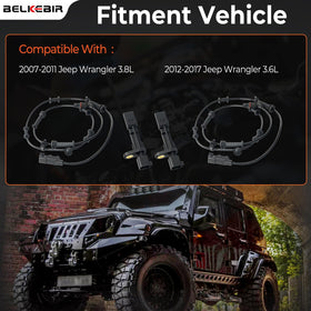 BELKEBIR front sensor close-up showing corrosion-resistant housing for durability