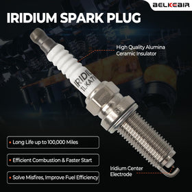 BELKEBIR ignition coil installed in engine bay demonstrating straightforward plug-and-play fit