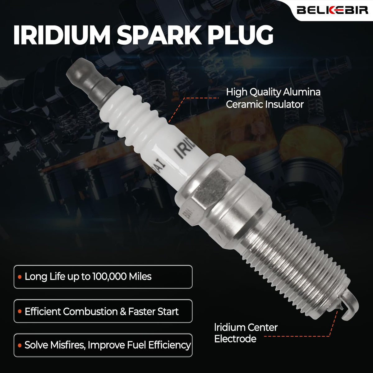 BELKEBIR coil pack installed in engine bay improving ignition reliability