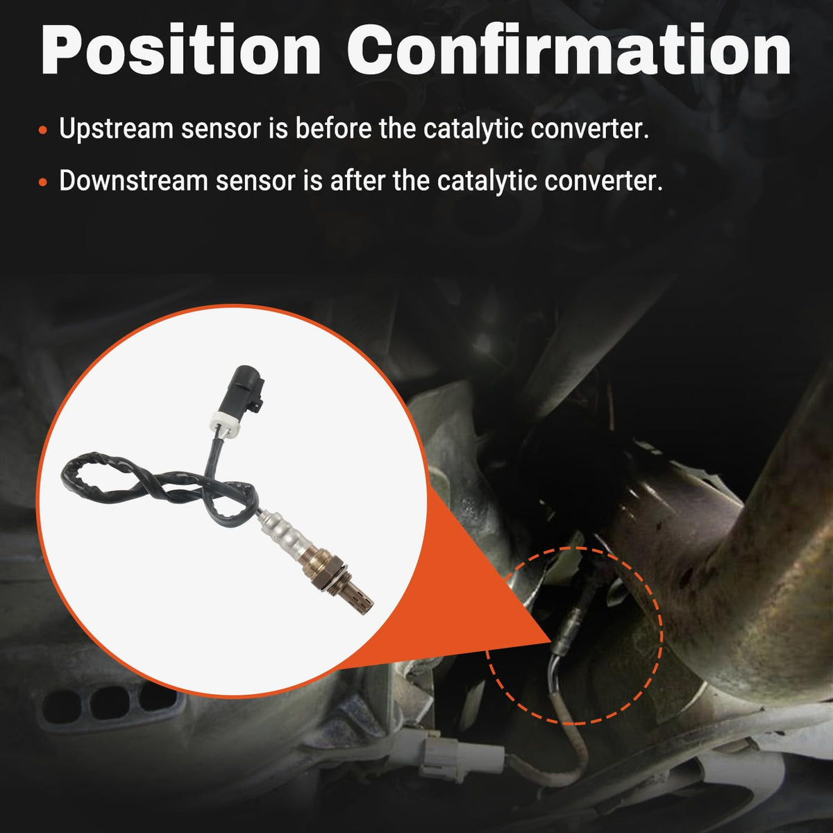 BELKEBIR upstream sensor installed on exhaust manifold showing restored engine data