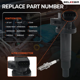 BELKEBIR iridium spark plug tip macro, precise electrode for long-lasting spark benefit