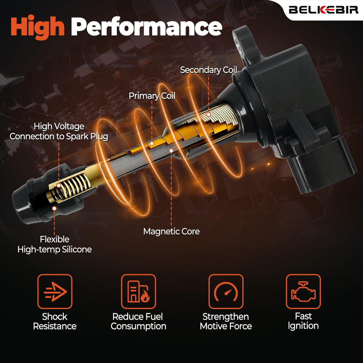 BELKEBIR complete kit layout on black background illustrating included components