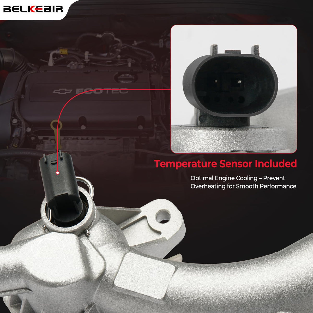 BELKEBIR mechanic installing kit in garage illustrating DIY savings and reliability benefit