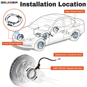 BELKEBIR sensors during garage installation demonstrating time-saving fitment